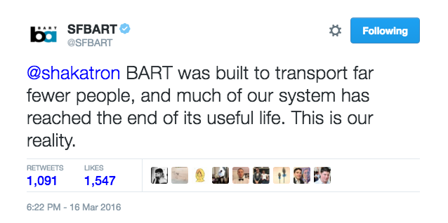 BART This Is Our Reality tweet