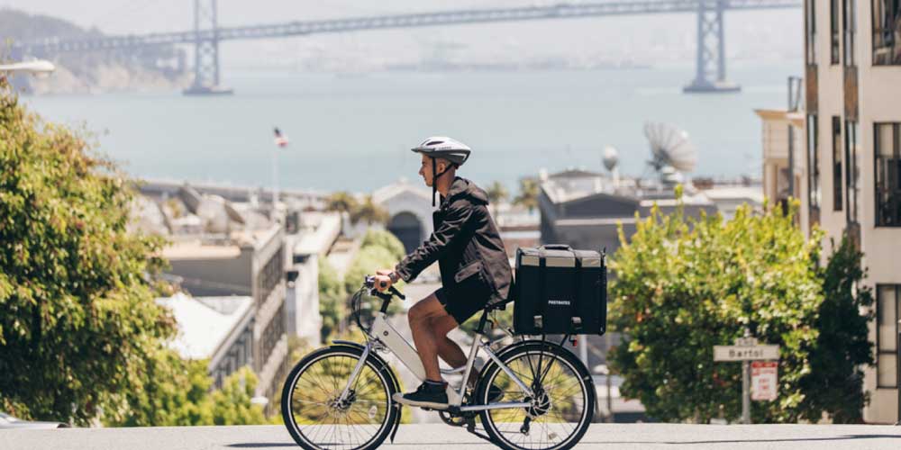 Postmates Expanding Deliveries By Bike San Francisco Bicycle Coalition 