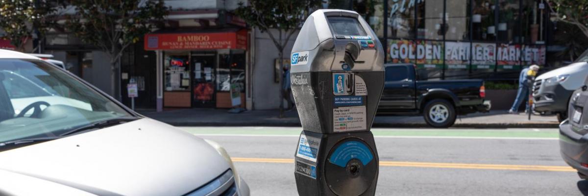 photo from the SFMTA of a parking meter on SF streets